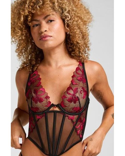 Hunkemöller Red Bustier Dahlia