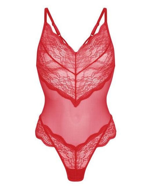 Hunkemöller Red Isabelle Body