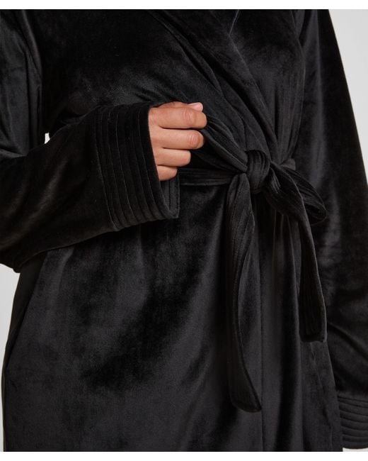 Albornoz Velours Hunkemöller de color Black