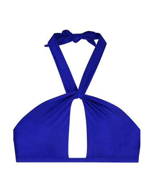 Hunkemöller Blue Bari Bikini Crop Top