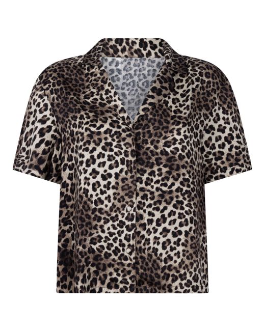 Chaqueta de satén Hunkemöller de color Brown