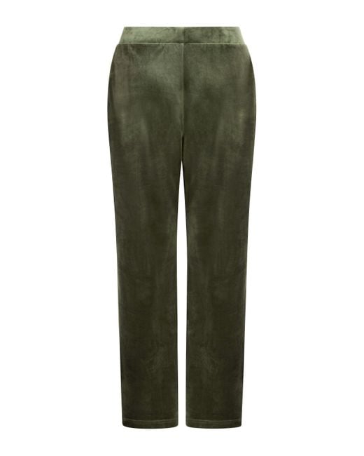 Hunkemöller Green Pyjamahose aus Samt