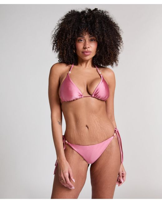 Top de bikini triangular Kallua Hunkemöller de color Pink