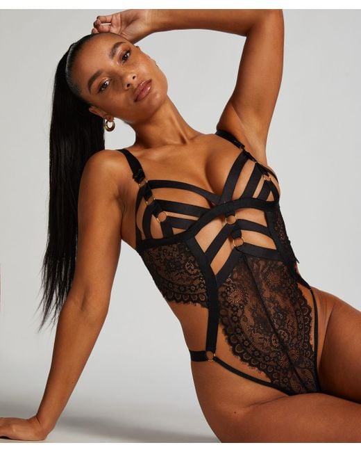 Hunkemöller Black Private Ginger Open Crotch Body