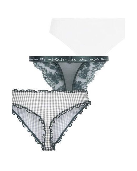 Hunkemöller Blue Christmas Thong Giftset