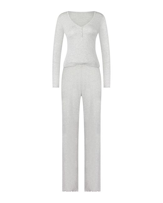 Hunkemöller Gray Pyjama-Set
