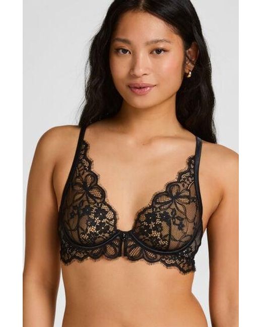 Hunkemöller Black Non-Padded Underwired Bra Prina
