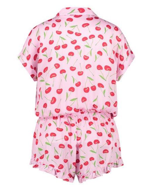 Hunkemöller Red Teddy Cherry Onesie