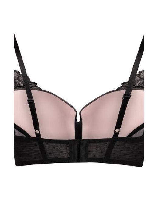 Hunkemöller Black Juliette Padded Longline Underwired Bra