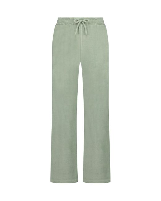 Pantalón de pijama de terciopelo Hunkemöller de color Green