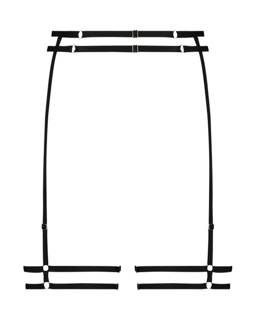 Hunkemöller Black Private iggy Suspenders