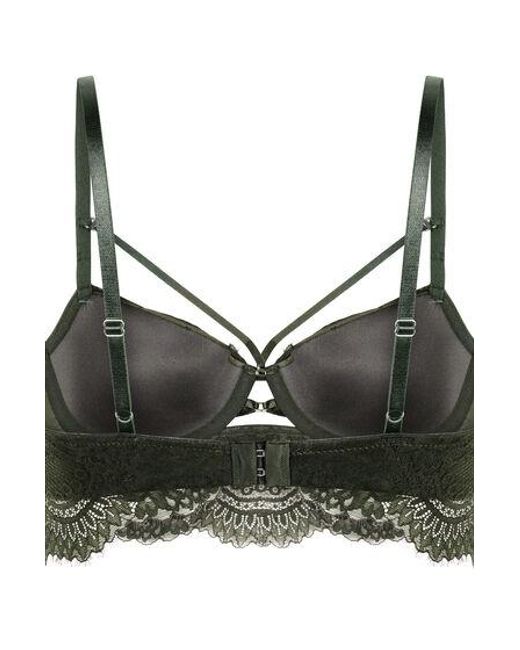 Hunkemöller Green Amara Padded Underwired Longline Bra