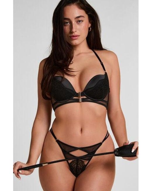 Hunkemöller Black Private Diamond Spanker