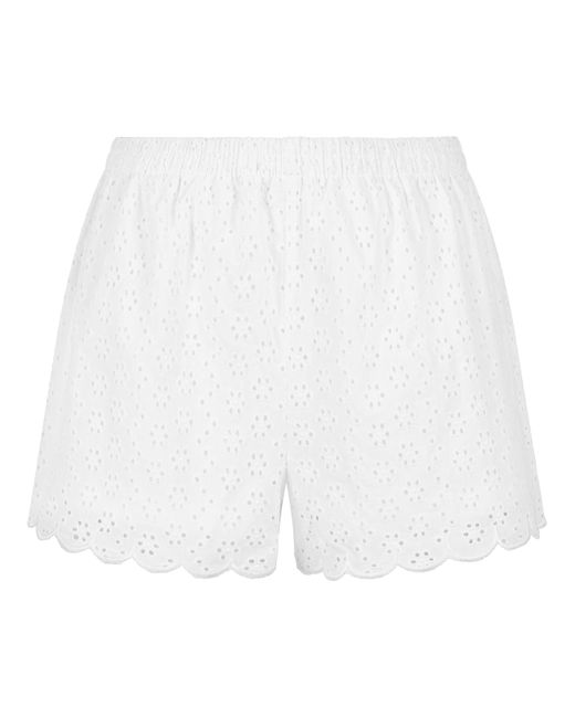 Short Broderie Anglaise Hunkemöller de color White