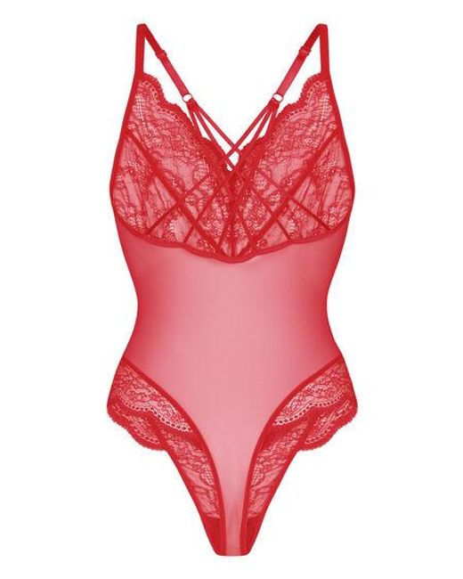 Hunkemöller Red Isabelle Body