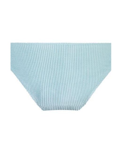 Hunkemöller Blue Crinkle Rio Bikini Bottoms