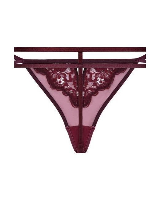Hunkemöller String Cinnamon in het Red