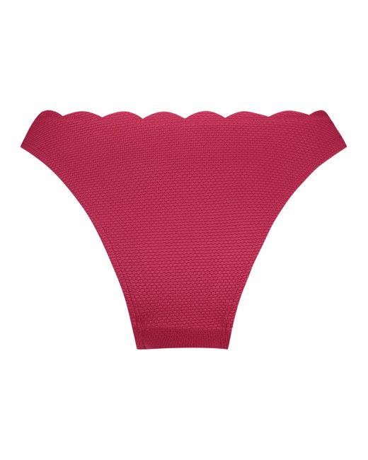 Braguita de Bikini de Corte Alto Scallop Hunkemöller de color Red