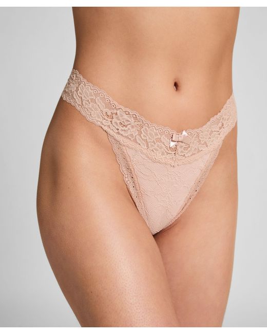 Tanga Madison Hunkemöller de color Brown