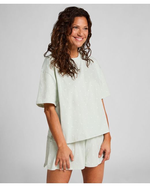 Hunkemöller White Pyjama-Set aus Baumwolle