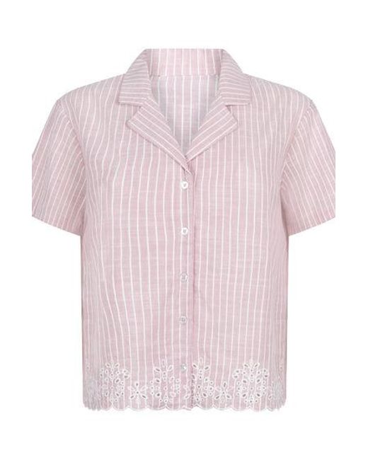 Hunkemöller Pink Striped Pyjama Short