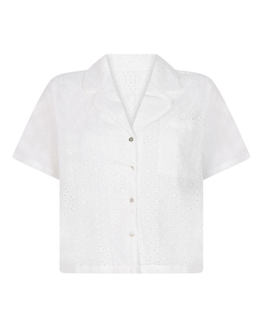Hunkemöller White Jacke Broiderie Anglaise