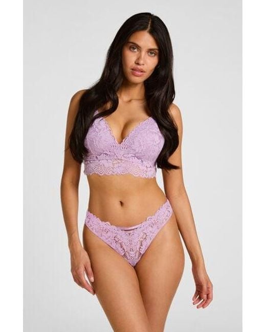 Hunkemöller Purple Andrea Brazilian