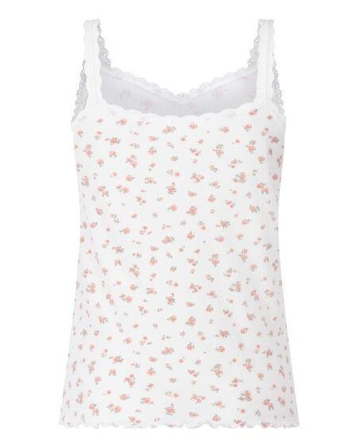Hunkemöller Gray Ribbed Lace Cami