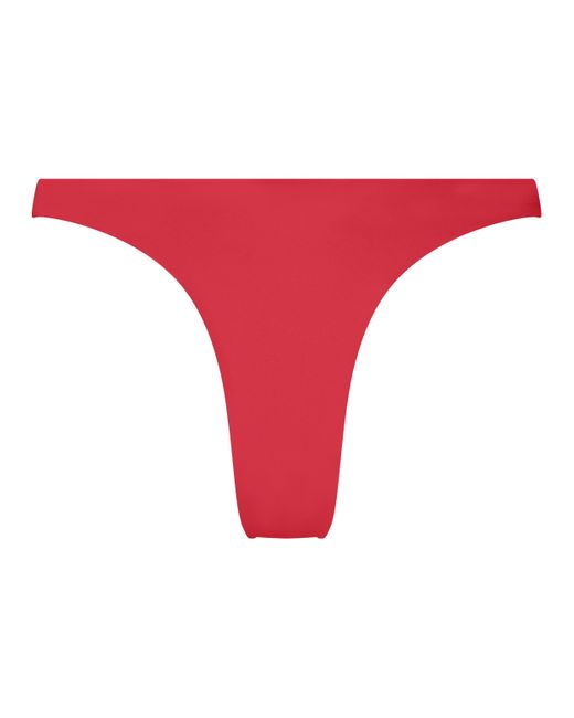 Hunkemöller Red Bikini Slip mit hohem Beinausschnitt Luxe