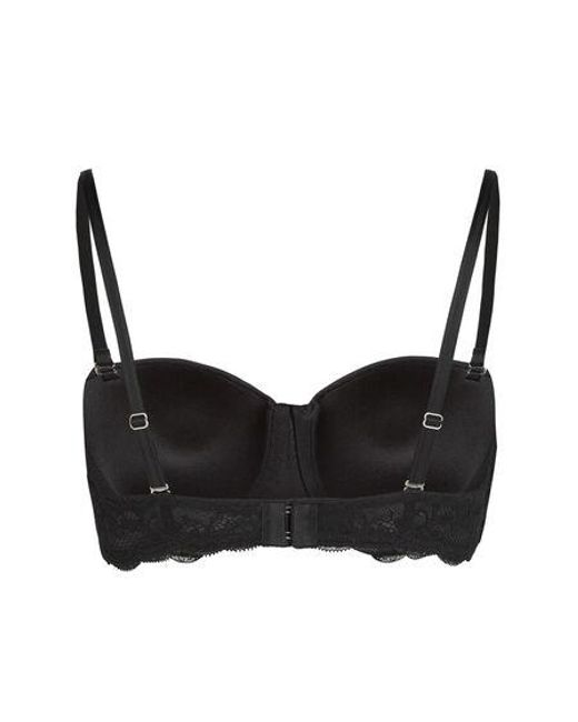 Hunkemöller Black Angie Padded Underwired Strapless Bra