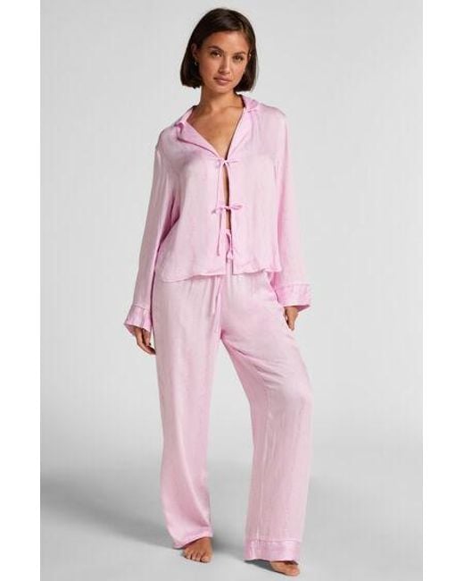 Hunkemöller Monchou Pyjamabroek in het Pink
