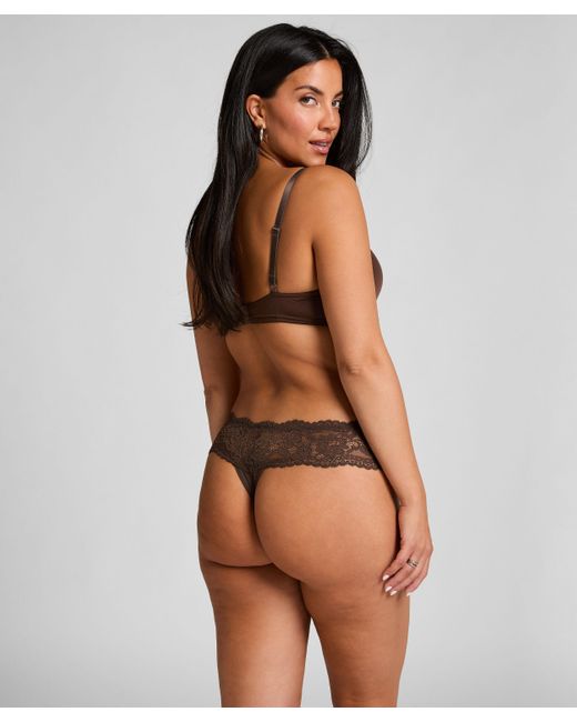 Tanga de estilo bóxer Florence Hunkemöller de color Brown