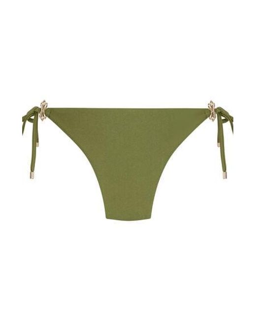 Hunkemöller Green Yucatan High-Leg Bikini Bottoms