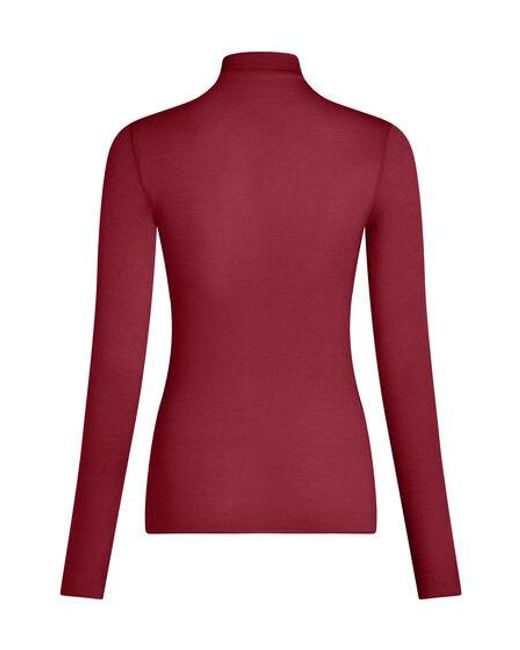 Hunkemöller Red Super Soft Turtleneck Shirt With Cashmere