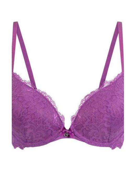 Hunkemöller Purple Marine Padded Underwired Push-Up Bra