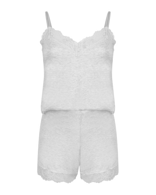 Hunkemöller Korte Pyjama Set in het White