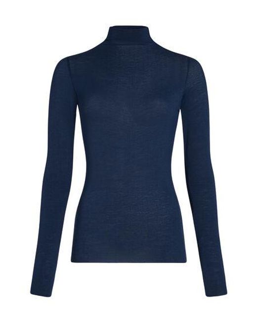 Hunkemöller Blue Super Soft Turtleneck Shirt With Cashmere