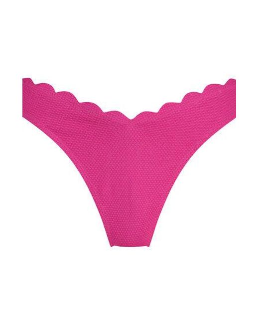 Hunkemöller Pink Scallop Lurex Bikini Top