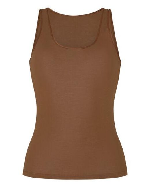 Hunkemöller Singlet Elevated Basic in het Brown