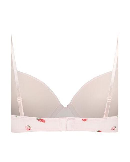Hunkemöller Brown Plunge Padded Underwired Bra