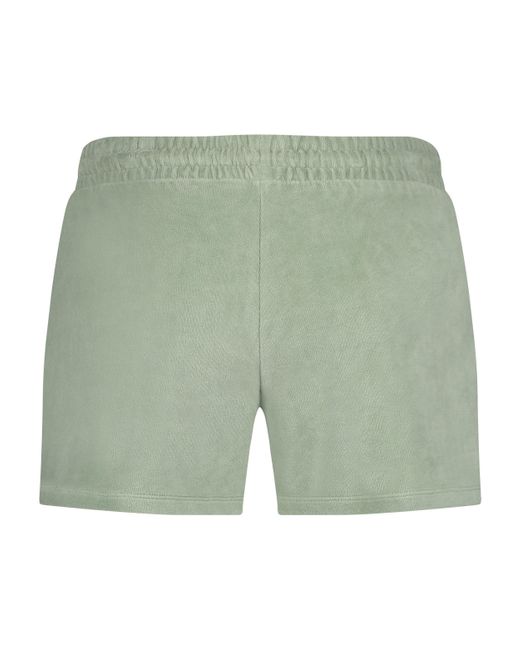 Hunkemöller Shorts Velours Pocket in het Green