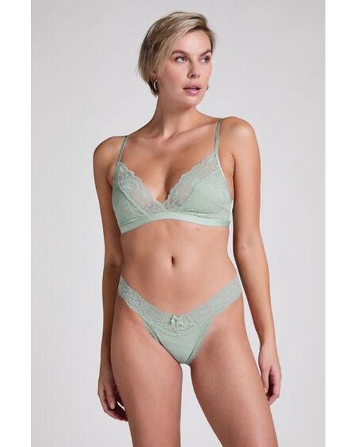 Hunkemöller Extra Lage String Madison in het Green