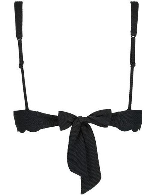 Hunkemöller Brown Scallop Triangle Bikini Top