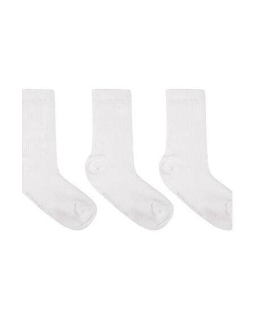 Hunkemöller Natural 3-Pack Cotton Crew Socks