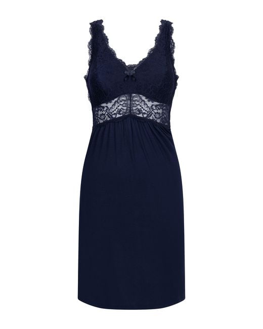 Nuisette nora lace Hunkemöller en coloris Blue