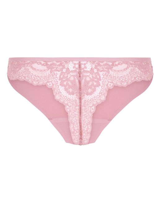 Hunkemöller Pink Invisible String Lace Back