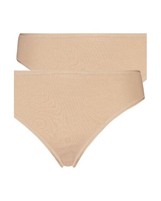 Hunkemöller Natural 2 Cotton Thongs Kim