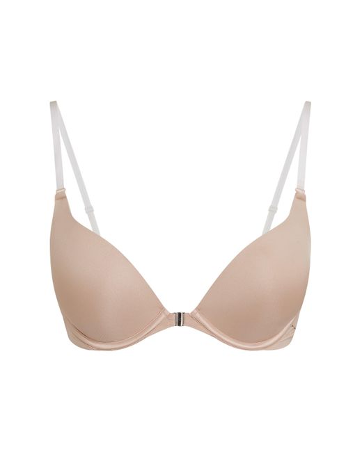 Hunkemöller Brown Transparant Padded Underwired Push-up Bra