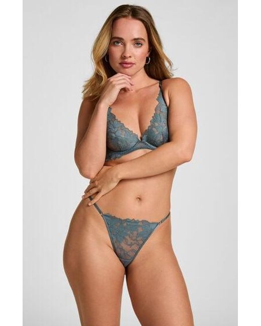 Hunkemöller String Ingrid in het Brown
