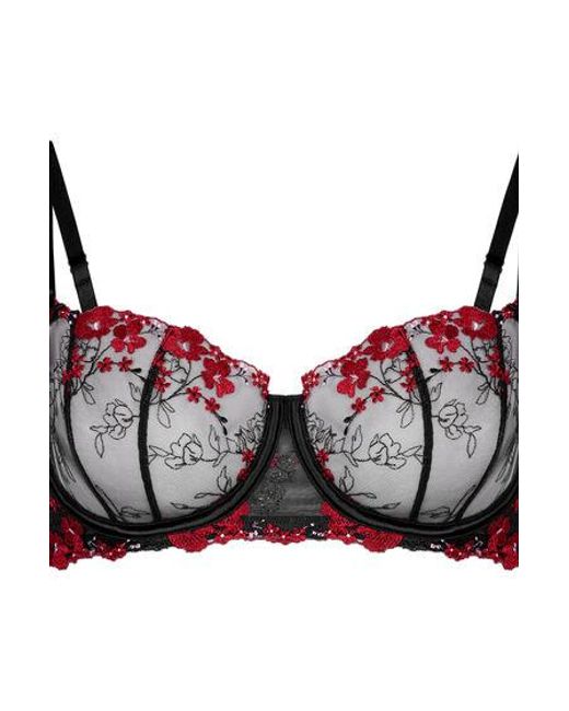 Hunkemöller Brown Peonie Non-Padded Underwired Bra